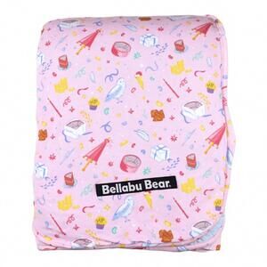 NEW BELLABU BEAR kid's happee birthdae harry bamboo blanket in multi